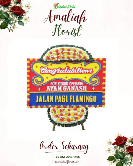 Sewa Papan Bunga Bulu
